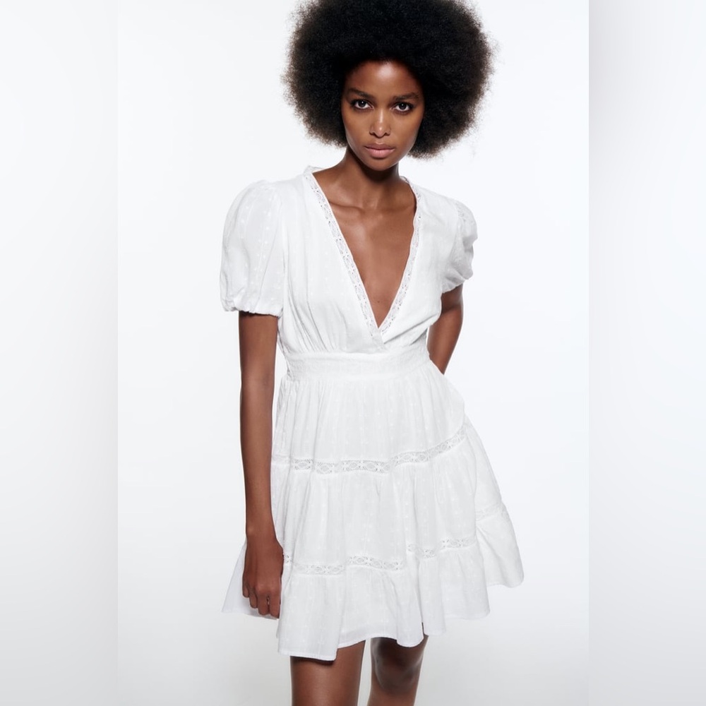 Zara - Small Lace Insert Dress